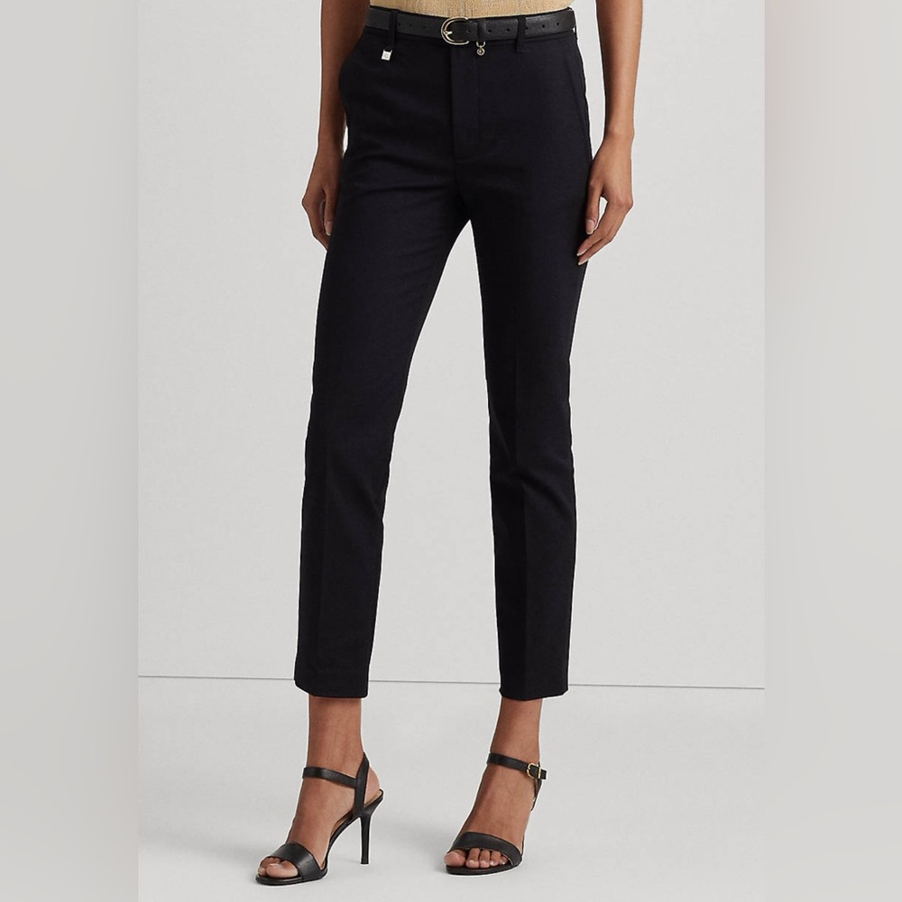 Ralph Lauren Stretch Cotton Blend Dress Pants